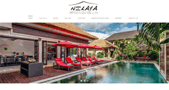 Desktop Screenshot of nilayavillaseminyak.com